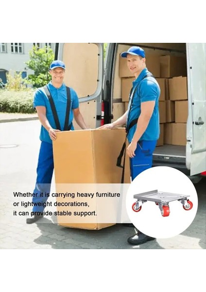 Ağır Mobilya Taşıcı 5 Tekerlekli Mobilya Dollaları Kilitli Tekerlekler Yüklenici Hareketli Araç Seti Anti-Skid Pad Ev (Yurt Dışından) indirimleri
