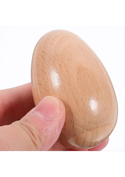 Ahşap Yumurta Çalkalayıcılar Seti, 4pcs Yumurta El Perküsyon Çalkalayıcılar Bitmemiş Paskalya Yumurtaları Müzik Aletleri Ahşap Paskalya Yumurta Oyuncak (Yurt Dışından) modelleri
