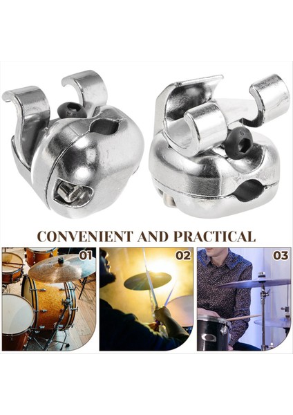 Drum Tutucu Zil Kol Kolu Trampeti Metal Parça Raf Tüpü Bom Bağlantı Enstrüman Çubuk Kelepçe Klipsi (Yurt Dışından) fiyatları