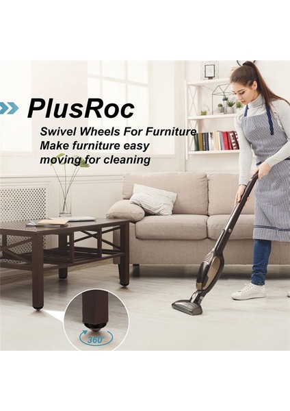 8 Mobilya Için Kendi Kendine Yapışkan Tekerlek Tekerlekleri, Yük Kapasitesi Tekerlek Başına 28 Lbs, Düşük Profilli Döner Tekerlekler (Yurt Dışından) fırsatları