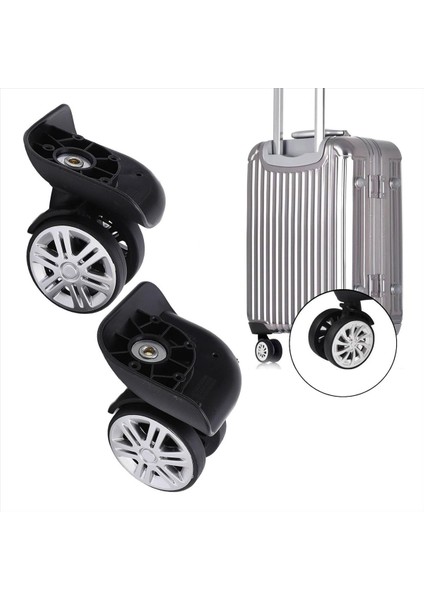 Londra Sis Kiti Rodinha Için Mala Stripituicao Para Rodas De Malastravel Aksesuarları, 1 Çift A65 Bagaj Değiştirme Tekerlekleri (Yurt Dışından) fiyatları