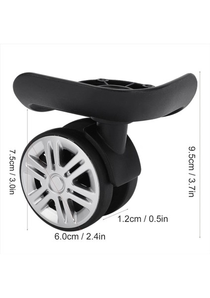 Londra Sis Kiti Rodinha Için Mala Stripituicao Para Rodas De Malastravel Aksesuarları, 1 Çift A65 Bagaj Değiştirme Tekerlekleri (Yurt Dışından) indirimleri