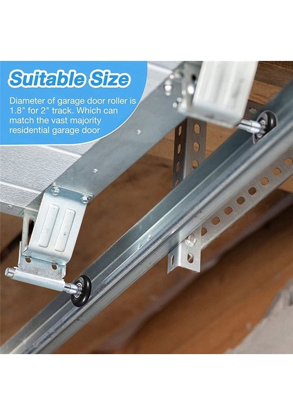 12 Paket Naylon Garaj Kapı Silindir 2 Inç Sessiz Garaj Silindirleri Toplu 6200Z Yedek Garaj Kapı Silindir (Yurt Dışından) fırsatları