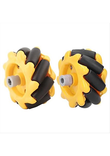 Mecanum Tekerlek 48MM Omni-Yönlü Tekerlek Akıllı Robot Otomobil Aksesuarları Diy Oyuncak Bileşenleri (Yurt Dışından)