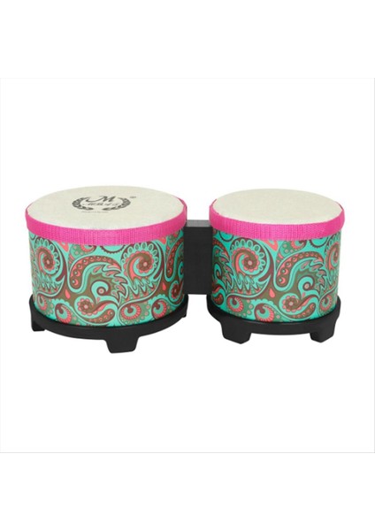 Mbat Bongo Davulları 5 Inç 6 Inç Bodhran Davul Seti Çocuklar Yetişkin Eşlik Keçi Cilt El Davul Perküsyon Enstrümanı (Yurt Dışından)