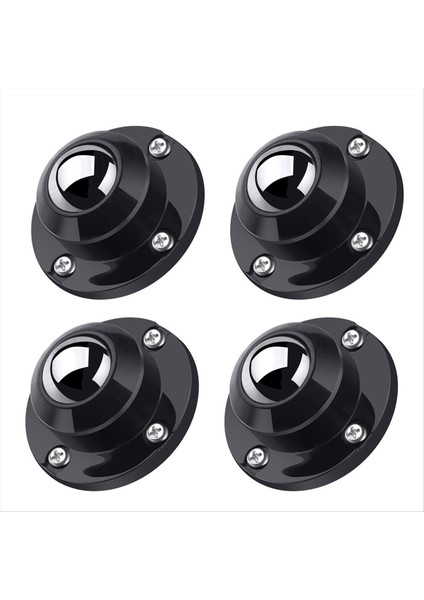 4 Paket 1 Inç Kendi Kendinden Yapışkan Tekerlekler Mobilya Için, Küçük Cihaz Depolama Kutuları Için Düşük Profil Döner Tekerlekler (Yurt Dışından)