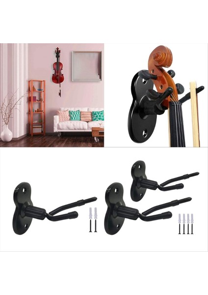 3 Adet Keman Duvarı Montajı, Keman Kancalı Keman ve Viyola (Yurt Dışından) modelleri