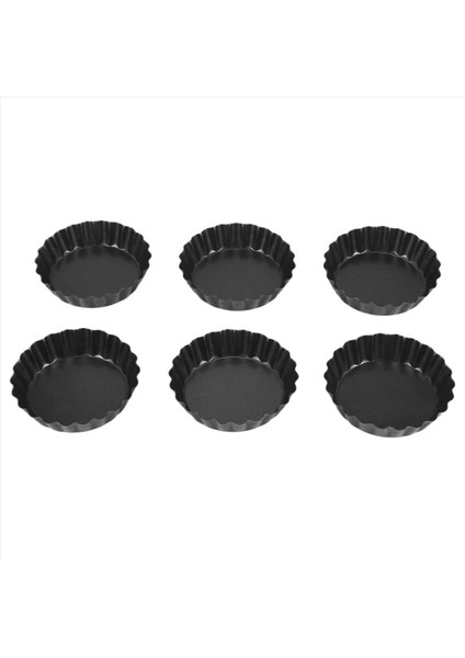 6 Adet Yumurta Tart Kalıpları, 3 Inç Mini Tart Tavalar Çıkarılabilir Taban, Cupcake Kek Çörek Kalıbı Teneke Tava Pişirme Aracı (Yurt Dışından) fiyatları