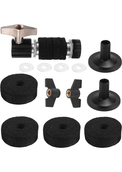 8mm Hi-Hat Zil Debriyaj Koruması Davulcu Davul Tutucu Kelepçesi Için Keçe Ped Zerbeli Hi-Hat Aksesuarlar (Yurt Dışından) fiyatları