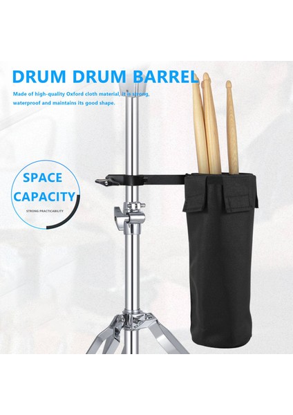 Drum Stick Tutucu Nem Kanıtı Bag Çantası Aşınma Direnci Bagetleri Montajlı Kelepçe Davul Aksesuarları Alet Çantası (Yurt Dışından) fiyatları