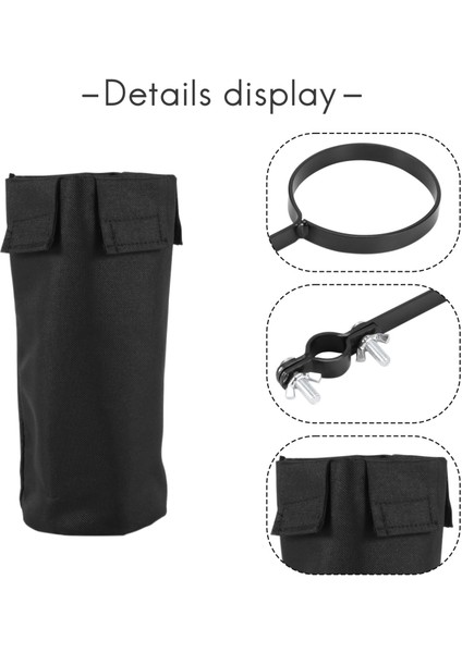 Drum Stick Tutucu Nem Kanıtı Bag Çantası Aşınma Direnci Bagetleri Montajlı Kelepçe Davul Aksesuarları Alet Çantası (Yurt Dışından) indirimleri