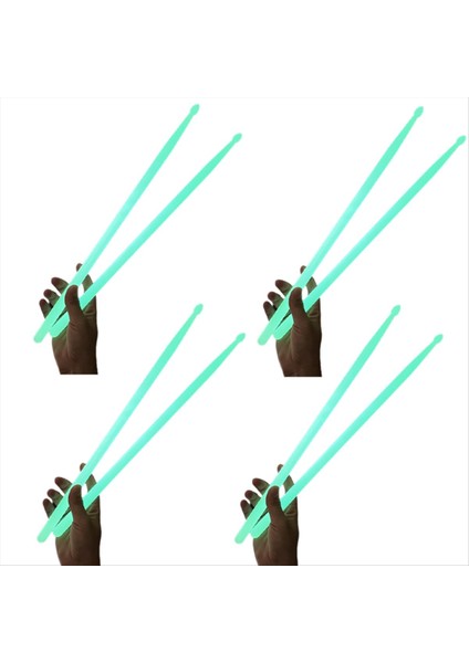 Floresan Davul Çubuğu 5A Aydınlık Davul Çubuğu Naylon Davul Çubuğu Işıklı Davul Çubuğu Fotoğraf Rengi (Yurt Dışından) fırsatları