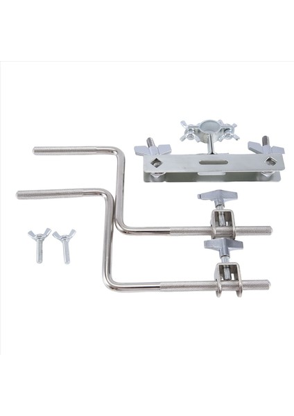 Davul Uzatma Kelepçesi Dul Cowbell Montaj Bas Dram Çoban Çevresi Çevresi Tutucu Çekirdek Zil Müzik Enstrümanı Perküsyon 2 Kafa (Yurt Dışından)