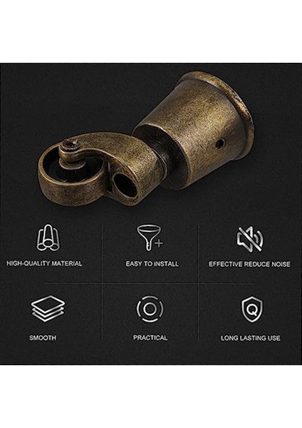 Kanepe Makineler Yuvarlak Kanepe Ağır Dereceli Slaytlar Döner Makineler 1.5 Inç Tekerlekler Retro Makineler Mobilya Kasnakları, 4 Pc (Yurt Dışından) fiyatları