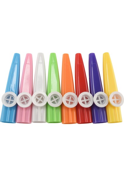 24 Adet Plastik Kazoos 8 Renkli Kazoo Müzik Enstrümanı, Gitar Için Iyi Arkadaş, Ukulele, Keman, Piyano Klavye, Müzik Aşıkları Için Harika Hediye (24 Parça) (Yurt Dışından)
