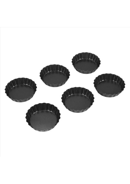 6 Adet Yumurta Tart Kalıpları, 3 Inç Mini Tart Tavalar Çıkarılabilir Taban, Cupcake Kek Çörek Kalıbı Teneke Tava Pişirme Aracı (Yurt Dışından) modelleri