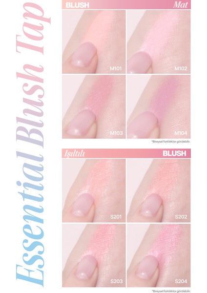 Katmanlanabilir Yumuşak Dokulu Yarı Mat Bitiş Sunan Allık Clıo Essential Blush Tap (M104 Mutral Piece) fırsatları