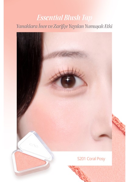 Katmanlanabilir Yumuşak Dokulu Işıltılı Bitiş Sunan Allık Clıo Essential Blush Tap (S201 Coral Posy) fiyatları