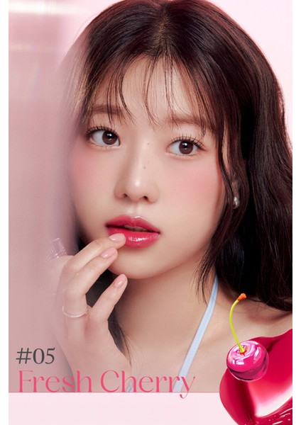 Yapışkanlık Hissi Vermeyen, Hafif Dokulu, Yoğun Işıltılı Tint Crystal Glam Tint Mini 05 Fresh Cherry fiyatları