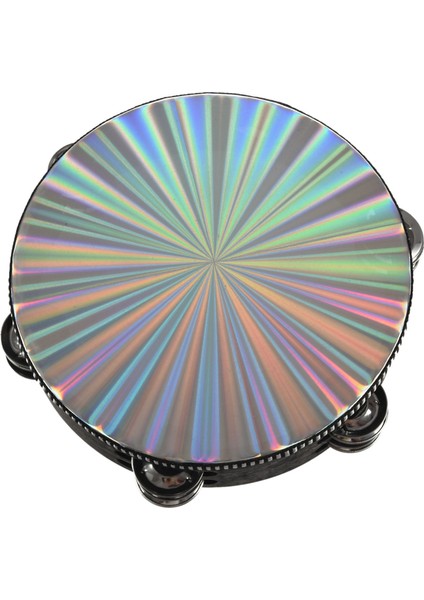 8 Inç Ahşap Tahmetli Handbell El Davası Yansıtıcı Kafa Perküsyon Enstrüman Oyuncak Dans Şarkı Eşlik (Yurt Dışından)