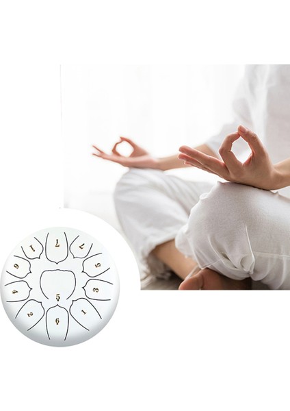 6 Inç 11 Ton Çelik Dil Davul Tavası Drum Drumstick Perküsyon Müzik Enstrümanı Tef Davul Aksesuarları-E (Yurt Dışından) modelleri