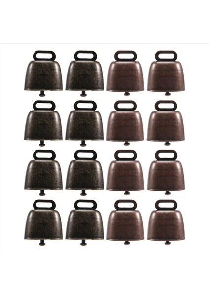 16PCS Inek Atı Koyun Otlatma Bakır Çanlar Küçük Pirinç Çanlar Sığır Keçi Çiftliği Yüksek Mesafeli At Demir Çanlar (Yurt Dışından) fiyatları