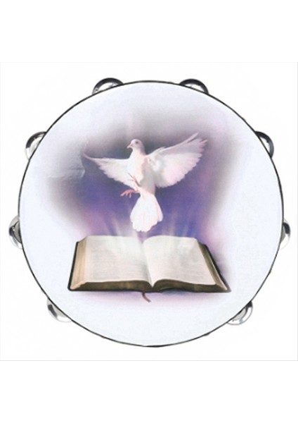 10 Inç El Perküsyon Davul El Çanları Çift Sıra Tef Güvercin Tasarım Müzik Alet (Yurt Dışından)