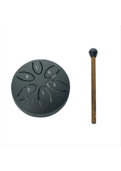 Dışarı Için Yağmur Davul, Çelik Dil Davul 6 Notlar 3 Inç Çakra Tank Davul Çelik Perküsyon Yastıklı Tokmak (Yurt Dışından)