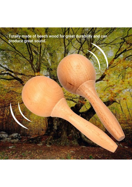 Kayın Maraca, Perküsyon Enstrümanı Ahşap Maraca Çifti Müzik Enstrümanı Için Perküsyon Maraca 1 Çifti (Yurt Dışından) indirimleri