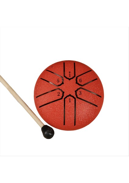 3 Inç 6 Tonlu Çelik Dil Davul Mini El Tava Davulları Perküsyon Müzik Aletleri Davul Aksesuarları (Yurt Dışından)