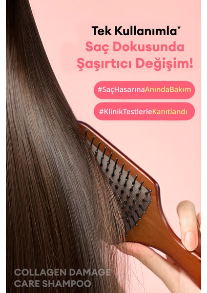 Onarıcı Kolajen Şampuanı Kundal Rich Perfume Collagen Damage Care Shampoo 400ML (Cherry Blossom) modelleri