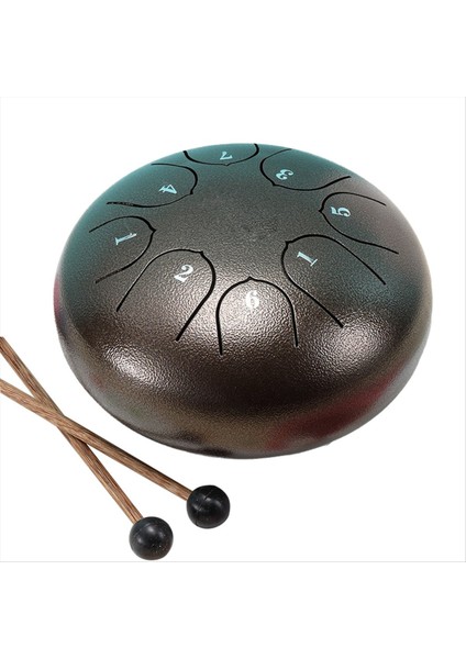 6 Inç 8 Ton Yağmur Davul Açık Çakra Davul Bahçesi Enstrümanı Yağmur Davul Eterik Davul H (Yurt Dışından)