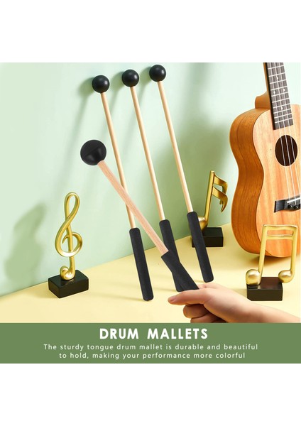 1 Çift Dil Davul Maletleri Yumuşak Kauçuk Başlık Davul Maletleri Davullar Için Çubuklar Dil Davulları ve Klavye Perküsyonu (Yurt Dışından) indirimleri