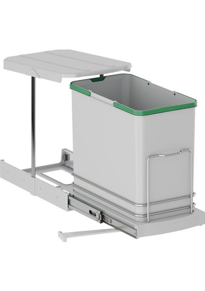 Teleskopik Raylı Plastik Gövde Çöp Kovası 24 Lt S2571 fırsatları