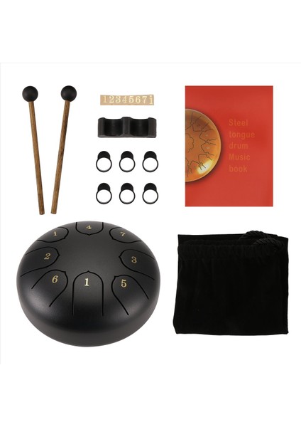 Dışarı Için Yağmur Davul, Yağmur Yağdığında Yağmur Davul, Dış Bahçe Için Yağmur Davul, 6 Inç 8 Not Chakra Davul (Siyah) (Yurt Dışından) fiyatları
