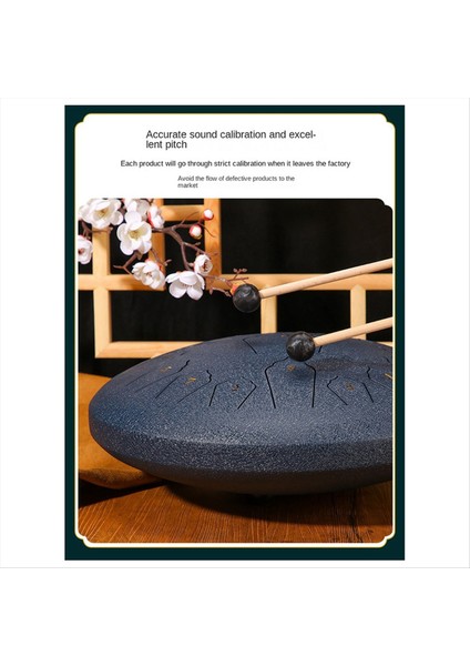 6 Inç 8 Tonlu Sesli Yağmur Davul Açık Yağmur Davul Perküsyon Enstrümanı Yoga Meditasyonu Özel Mor (Yurt Dışından)