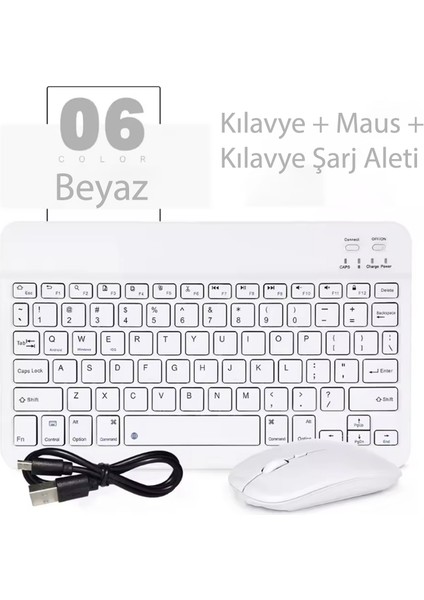 Yesnıce Xiaomi Redmi Pad 2 11 Inç Uyumlu Standlı Kılıf Dokunmatik Kalem ve Klavye Set indirimleri