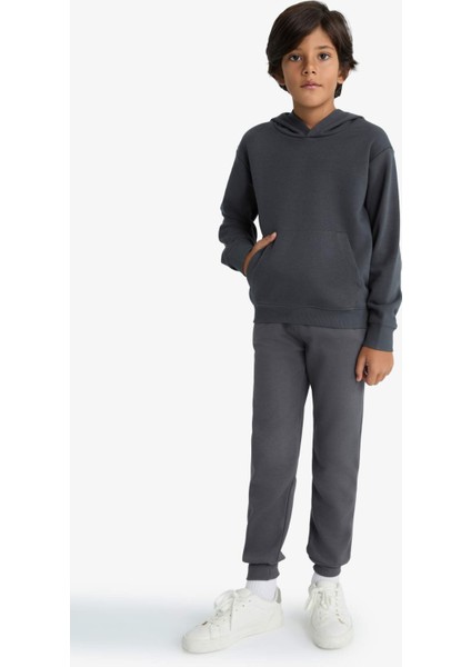 Erkek Çocuk Beli Lastikli Kalın Eşofman Altı W0773A625WN