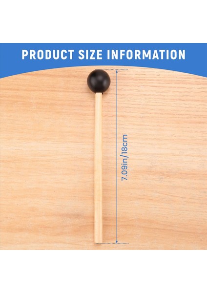 2pcs Yumuşak Kauçuk Kafa Çubukları Ahşap Sap Çan Malletleri Glockenspiel Ksilofon Bell Müzik Enstrümanları Parçalar Siyah (Yurt Dışından) fırsatları