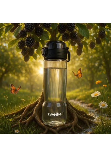 Lento Switch Açık Mavi Bpa Içermez 650 ml Tritan Su Matarası