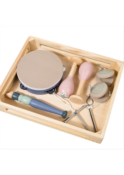 Küçük Müzisyen Ahşap Kutu Orff Perküsyon Enstrümanı Erken Eğitim Müziği (Yurt Dışından)