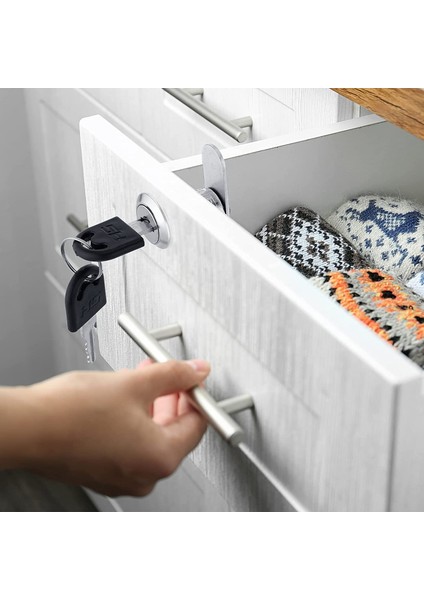 16 Adet Dolap Cam Kilit Anahtarlı Benzeri Silindir Kilidi 5/8 Inç Çinko Alaşım Çekmecesi Kilit Güvenli Dosya Silindir Kilitli (Yurt Dışından) fırsatları