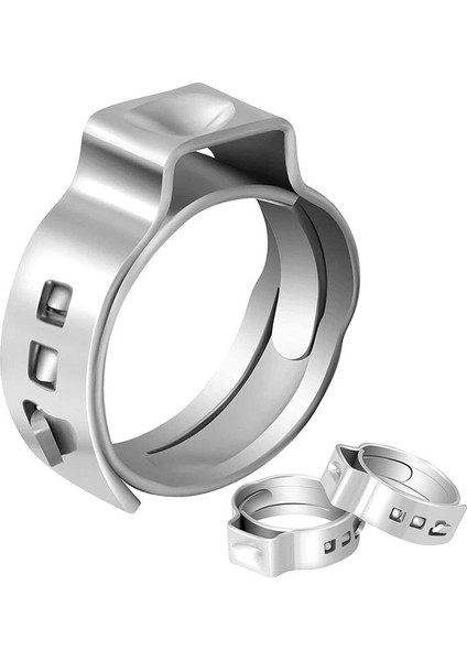 100 Adet 3/4 Inç Pex Cinch Kelepçe Halkaları, Li 304 Paslanmaz Çelik Pex Kıvrım Halkaları, Pex Boru Takma Kelepçe Halkaları (Yurt Dışından)