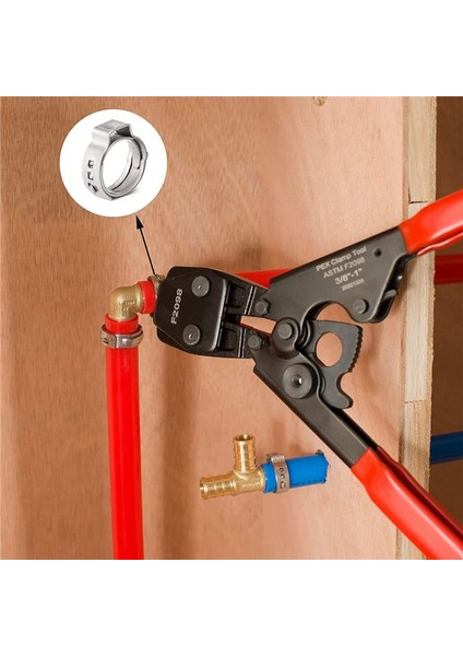 100 Adet 3/4 Inç Pex Cinch Kelepçe Halkaları, Li 304 Paslanmaz Çelik Pex Kıvrım Halkaları, Pex Boru Takma Kelepçe Halkaları (Yurt Dışından) fırsatları