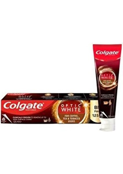 Beyazlatıcı Diş Macunu Çay Kahve ve Sigara Lekelerine Karşı 125 ml fiyatları