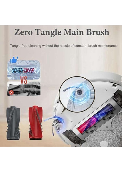 Qrevo CURV/P20 Pro Süpürge Aksesuarları Ana Yan Fırça Filtre Bezi Toz Torbası Temizleyici Parça Değişimi (Yurt Dışından) modelleri