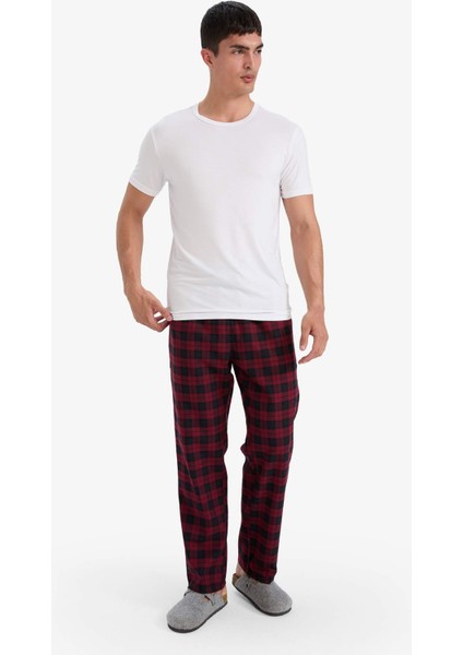 Regular Fit Cepli Uzun Kareli Pijama Altı F5217AX25WN fiyatları