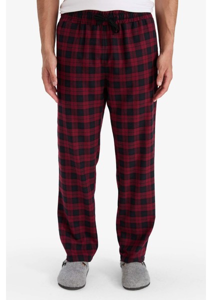 Regular Fit Cepli Uzun Kareli Pijama Altı F5217AX25WN fırsatları