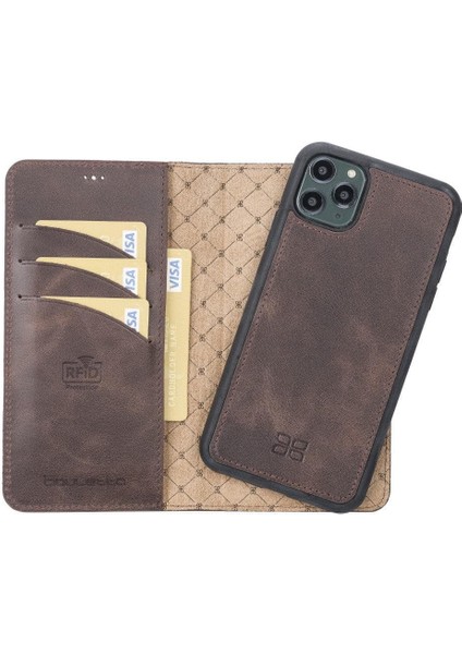 Magic iPhone 11 Pro Max Leather Detachable Wallet Case