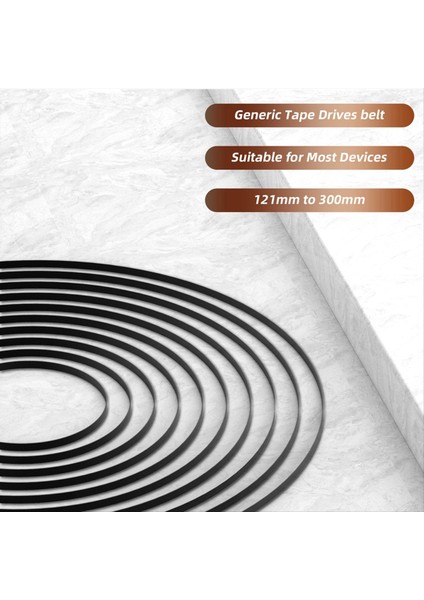 10 Adet Pikap Kayışı Farklı Özellikler Turntable Fono Için Kaydedici Kauçuk Kayış (Yurt Dışından) modelleri